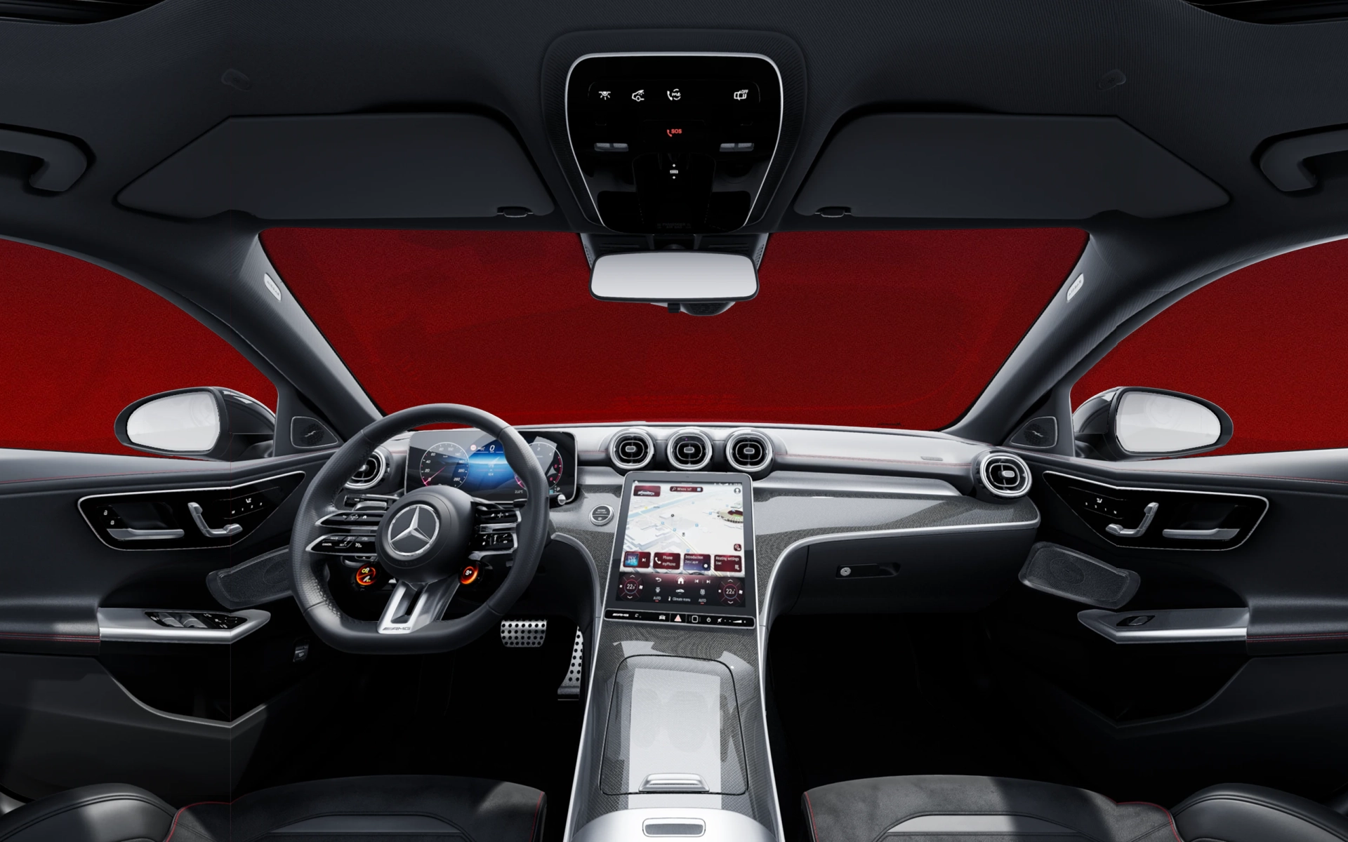 interior_interactivo-amg-clase-c - Automercol Mercedes-Benz en Colombia | Venta y Servicio Técnico